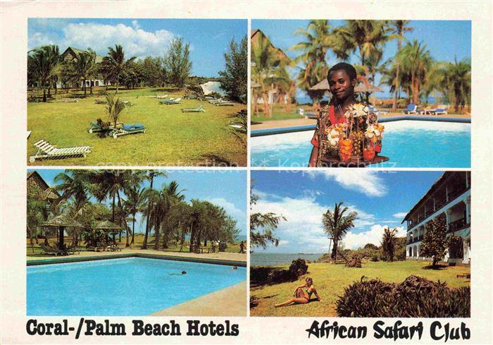 Mombasa Kenya African Safari Club Coral Palm Beach Ho