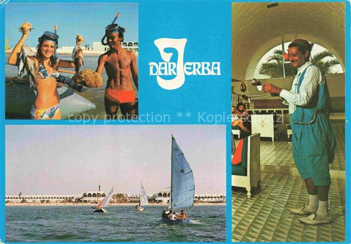 Jerba Djerba Tunesie Hôtel Dar Jerba Tauchen Segeln Restaura