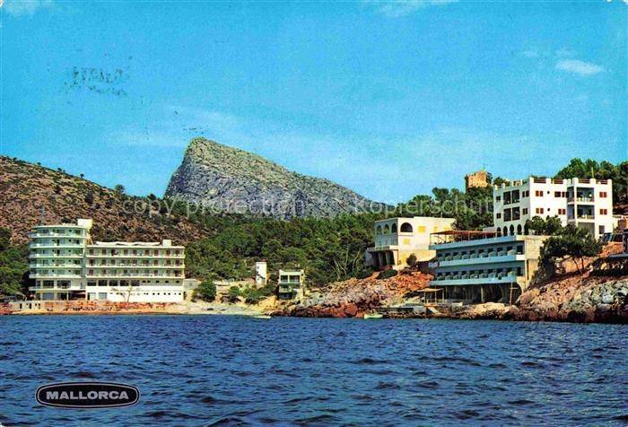 San Telmo Andraitx Mallorca ES Vista parcial Ansicht vom Meer aus Hotels