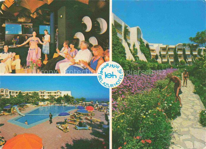 Hammamet Tunesie Hôtel Bel Azur Bar Jardin Piscine