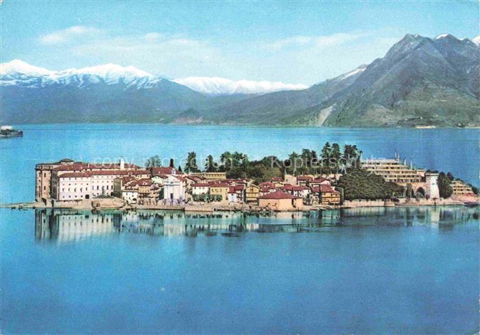 Isola-Bella Lago Maggiore IT Vue panoramique aérienne