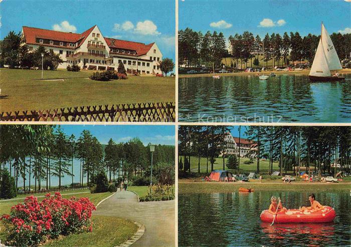 Marienheide Oberbergischer Kreis NRW VdK Erholungsheim Parkanlagen Partie am See