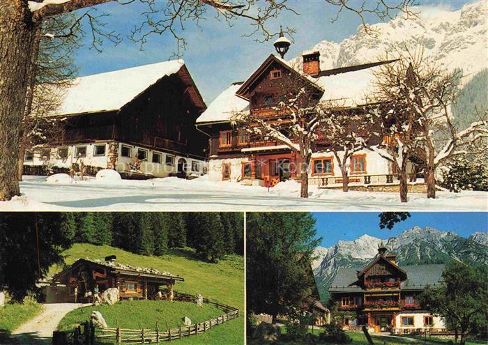 Ramsau Dachstein Steiermark AT Urlaub am Bauernhof Simonbauer im Winter und Somm