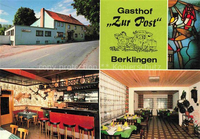 Berklingen Gasthof zur Post Theke Gastraum