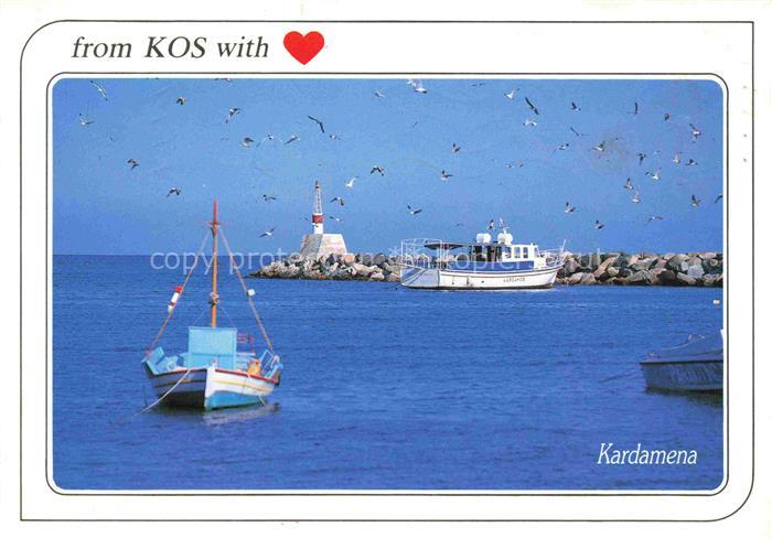 Kardamena Kos Cos Greece Hafen Leuchtturm