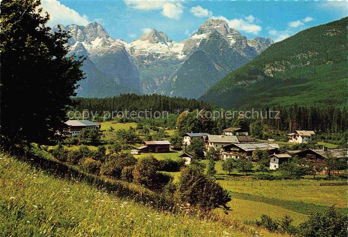 Au Lofer Panorama Bergdorf Luftkurort Sommerfrische Loferer Steinberge