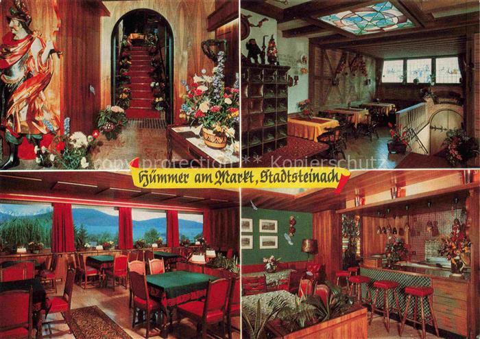 Stadtsteinach Huemmer am Markt Gasthof und Metzgerei