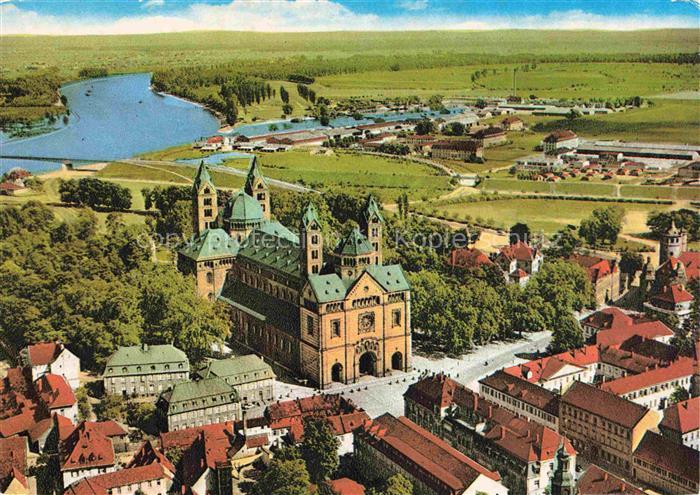 SPEYER Rhein Ansicht mit Dom