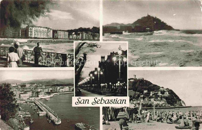 SAN SEBASTIAN  DONOSTIA Saint-Sebastien Pais Vasco ES Vista desde el Paseo de la