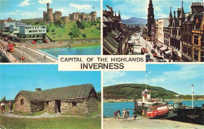 Inverness  Highland Scotland UK Capital of the Highlands Castle Bridge and River