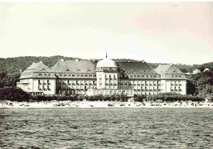 Sopot Zoppot PL Grand Hotel od strony morza