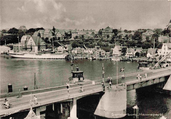 Sonderborg DK Havenparti Hafen Bruecke