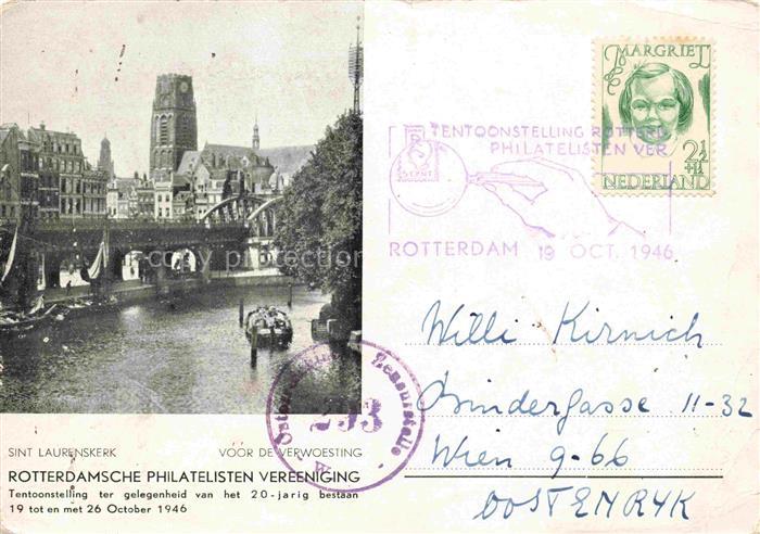 ROTTERDAM  NL Sint Laurenskerk Voor de Verwoesting