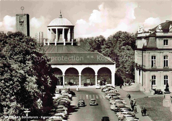STUTTGART  CITY Schlossplatz Kunstgebaeude