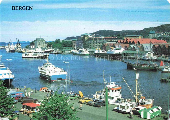 Bergen  Norge The harbour