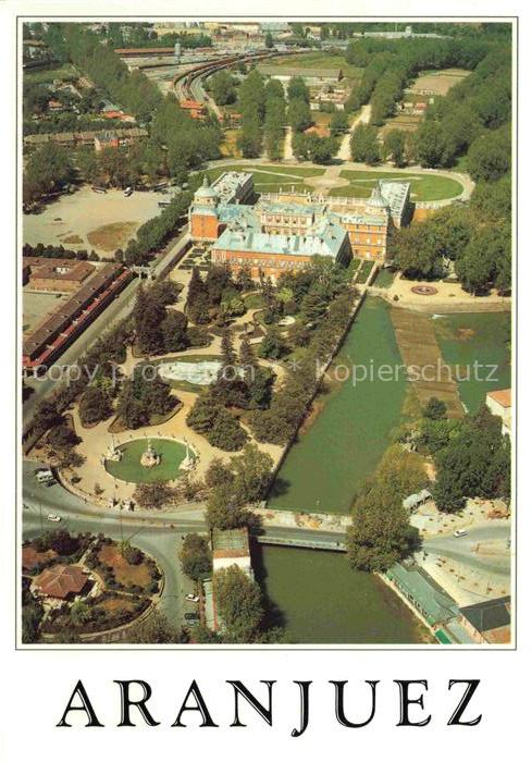 MADRID  ES Aranjuez Palacio Real y jardines vista aérea
