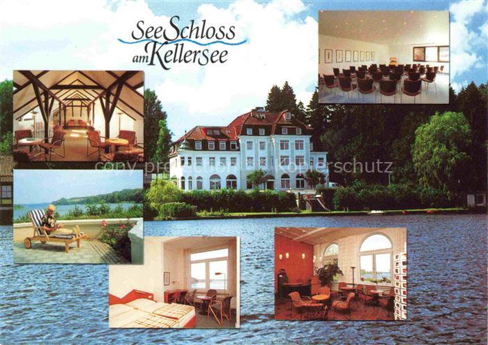 Fissau Eutin Seeschloss am Kellersee Gastraum Saal Terrasse Fremdenzimmer