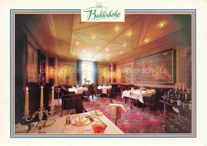 Buehl Baden Schlosshotel Buehlerhoehe Restaurant Imperial
