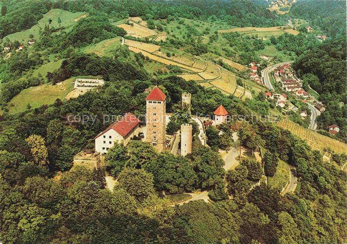 Heppenheim Bergstrasse Starkenburg mit Blick ins Kirschhausener Tal