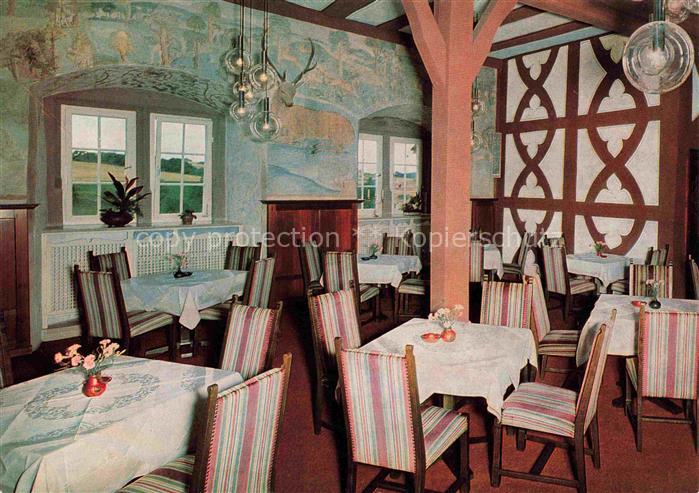 Vellberg Schwaebisch Hall BW Restaurant Café Schloss Vellberg Rittersaal und Caf