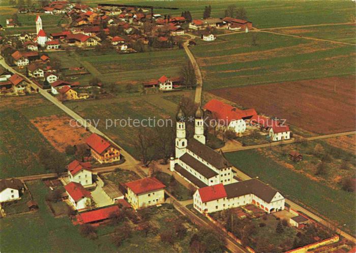 Bruckmuehl  Mangfall Oberbayern Pfarr-Wallfahrtskirche Weihenlinden
