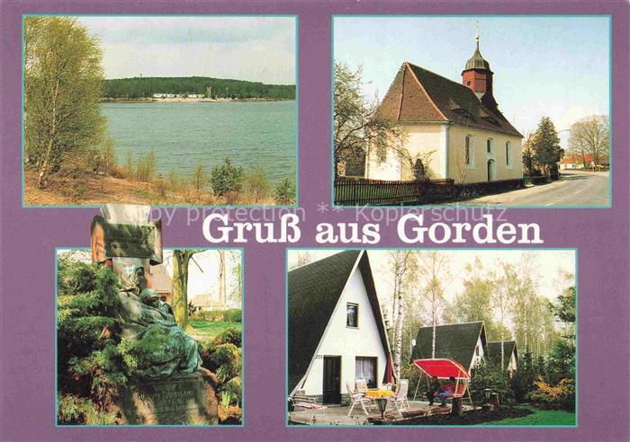 Gorden Freizeitzentrum Gruenewalder Lauch Bungalowsiedlung Kirche Denkmal