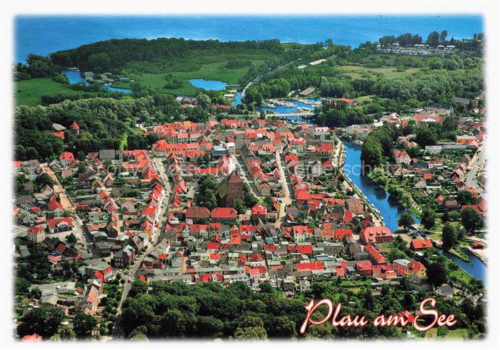 Plau Mecklenburg Fliegeraufnahme