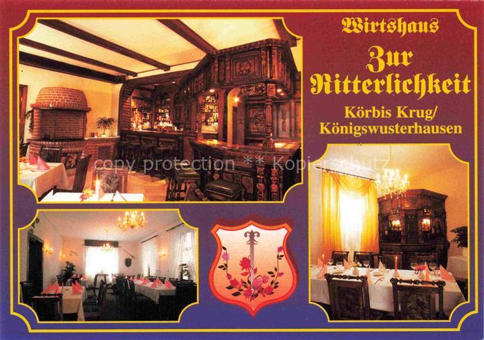 Koerbiskrug Wirtshaus zur Ritterlichkeit Gastraum