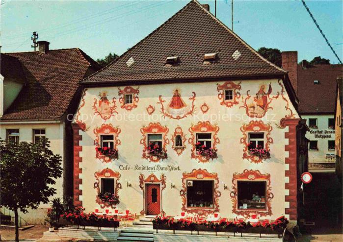 Beratzhausen Konditorei Tagescafé Prock Fassadenmalerei