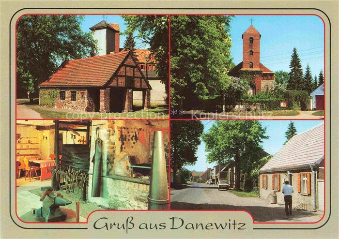 Danewitz Dorfschmiede Handwerk Kirche Gemeindeamt