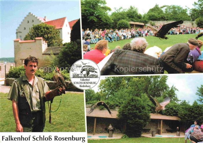Riedenburg Altmuehltal Kelheim Bayern Falkenhof Schloss Rosenburg Artenschutz- u