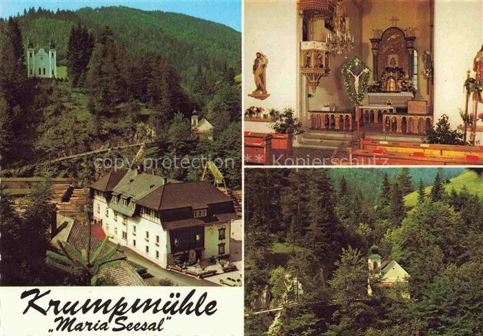 Ybbsitz Niederoesterreich AT Gasthof Krumpmuehle Maria Seesal Kirche Altar