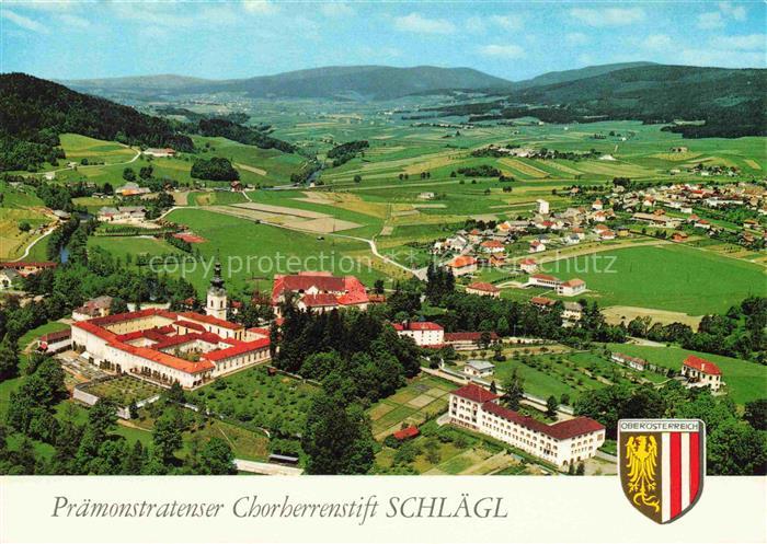 Schlaegl Oberoesterreich AT Praemonstratenser Chorherrenstift 13. Jhdt.