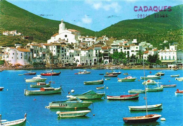 Cadaques Costa Brava ES Rada y centre de la villa