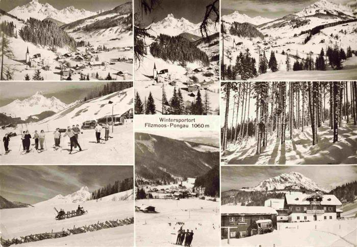 Filzmoos AT Winterpanorama Wintersportplatz Alpen