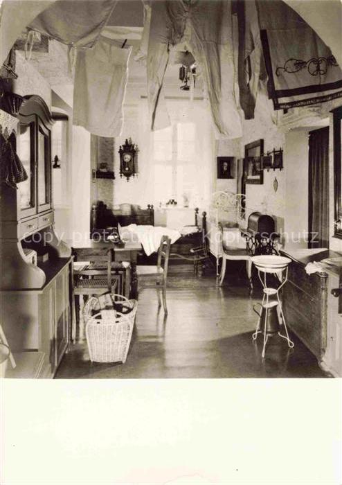 HALLE  SAALE Heimatmuseum Ausstellung Arbeiterwohnung um 1900
