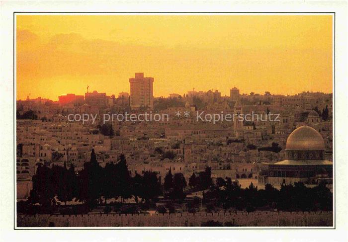 Jerusalem  Yerushalayim Israel La ville sainte et le Dôme du Rocher