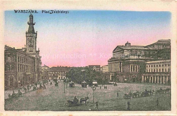 WARSZAWA Warschau PL Plac Teatralny