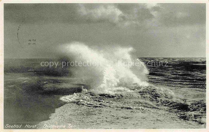 HORST  Seebad Niechorze PL Stuermische See