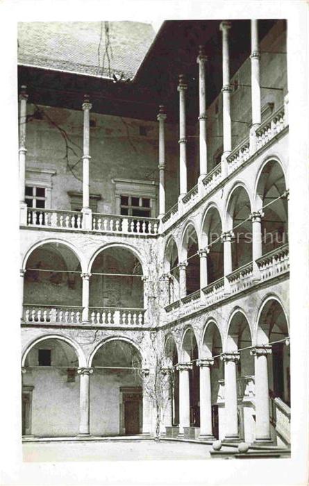 KRAKOW Krakau PL Arkady na Wawelu Arkaden im Schloss