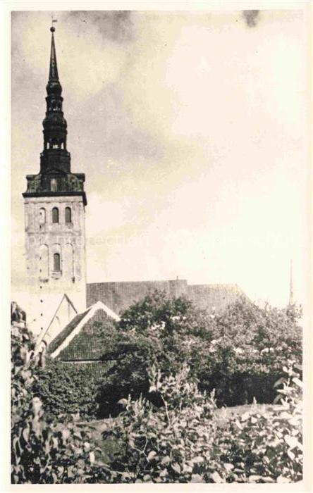 Reval TALLINN Estonia Blick zur Kirche