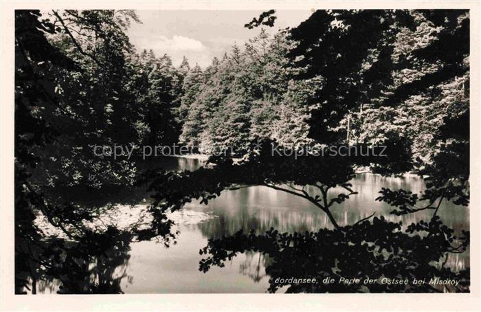 MISDROY Ostseebad Miedzyzdroje PL Partie am Jordansee