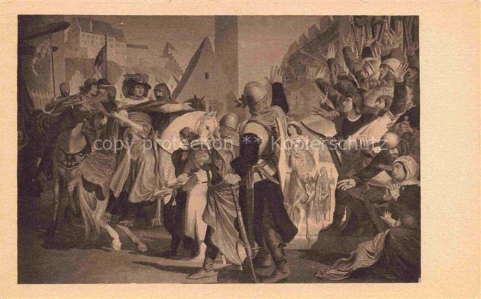 Landsberg Lech Bayern Verleihung des Salz- und Wagenpfennigs durch Kaiser Ludwig