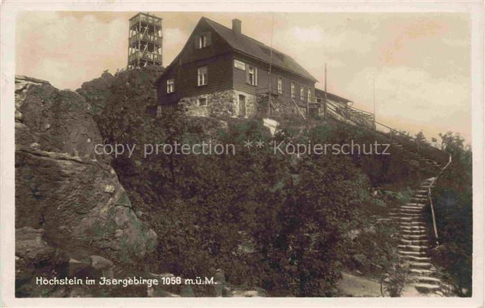 Bad Flinsberg Swieradow Zdroj PL Hochstein im Isergebirge Berghotel Aussichtstur