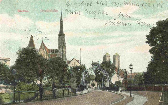 Breslau WROCLAW PL Dombruecke
