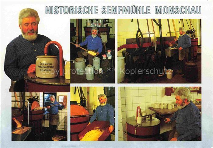 Monschau Montjoie NRW Historische Senfmuehle Besichtigung Herstellung