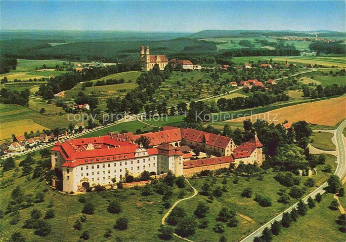 Ellwangen Jagst Schloss und Wallfahrtskirche Schoenenberg