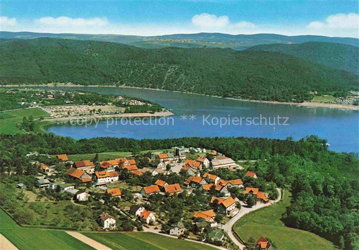 Bringhausen Edertal Panorama Edersee