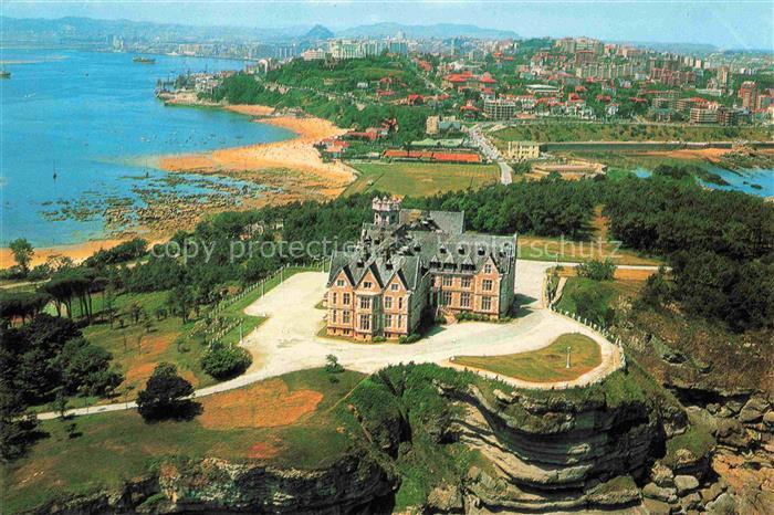 SANTANDER Cantabria ES Castillo vista aérea Schloss