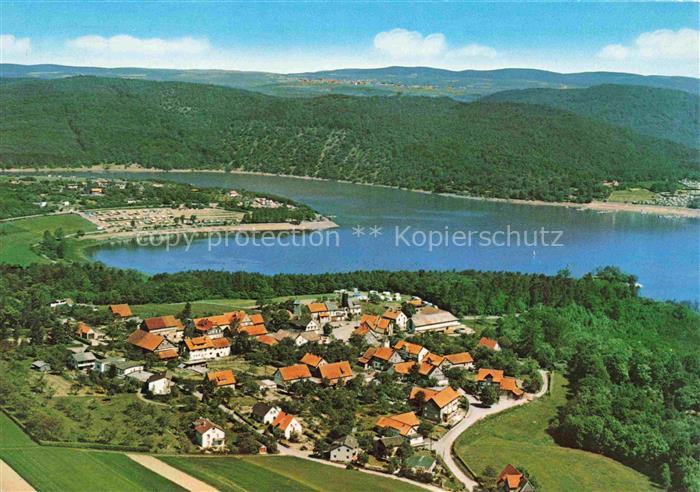 Bringhausen Edertal Panorama Edersee